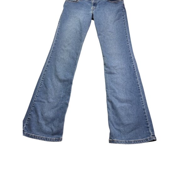 Levi's Superlow Stretch Bootcut Jeans Juniors 9L Blue Denim Vtg Y2K Medium Wash - Picture 3 of 8